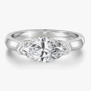 2CT Ring for Women Marquise Cut 925 Sterling Silver
AAAAA Cubic Zirconia